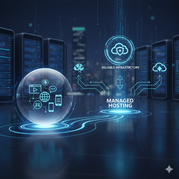 Managed Hosting Illustration